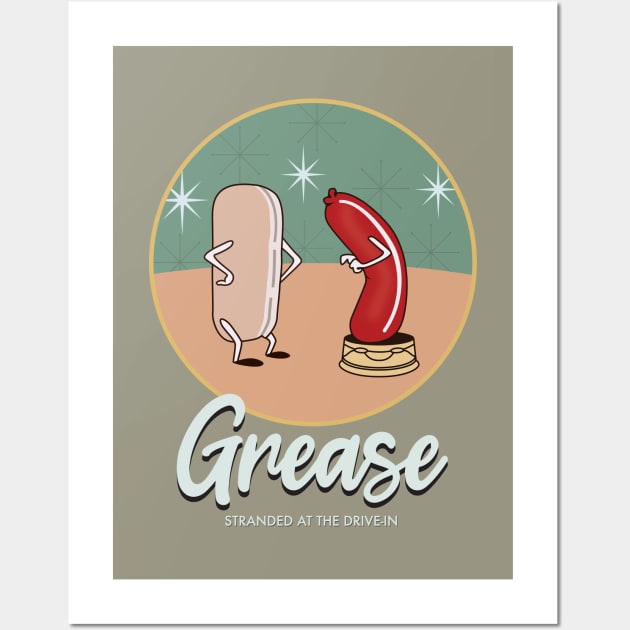 Grease - Alternative Movie Poster Wall Art by MoviePosterBoy
